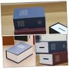 Abaodam Book-Shape Container Lock Classical Money Storage Box for Boys and Girls Decorative Piggy Bank for Saving and view 4