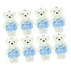 Alipis Mini Bear Doll Decorations for Wedding Car Soft Stuffed Animal Bear Ornaments Cute Floral Arrangement Accessories view 1