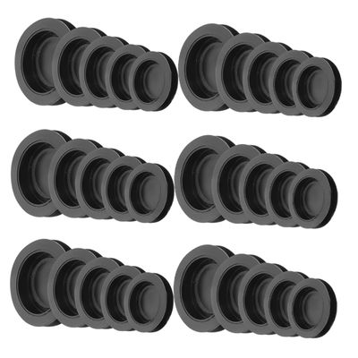GANAZONO 40pcs Round Rubber Stopper Piggy Bank Bottom Cover Saving Bank Stopper Bottom