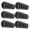 GANAZONO 40pcs Round Rubber Stopper Piggy Bank Bottom Cover Saving Bank Stopper Bottom view 1