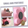 GANAZONO 40pcs Round Rubber Stopper Piggy Bank Bottom Cover Saving Bank Stopper Bottom view 2