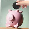 GANAZONO 40pcs Round Rubber Stopper Piggy Bank Bottom Cover Saving Bank Stopper Bottom view 3