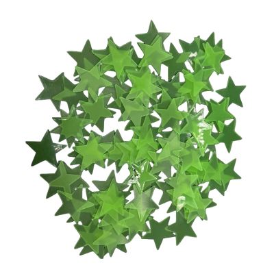 100Pieces Glowing 3D Star Decal Glow in Dark Bright Wall Sticker for Kids Room Baby Bedroom Ceiling Decoration