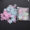 100Pieces Glowing 3D Star Decal Glow In Dark Bright Wall Sticker For Kids Room Baby Bedroom Ceiling Decoration view 3