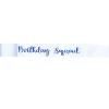 10Pcs Birthday Squad Sash Blue Glitter White Satin Sashes Funny Birthday Sashes Birthday Party Supplies Gifts view 2
