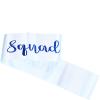 10Pcs Birthday Squad Sash Blue Glitter White Satin Sashes Funny Birthday Sashes Birthday Party Supplies Gifts view 4