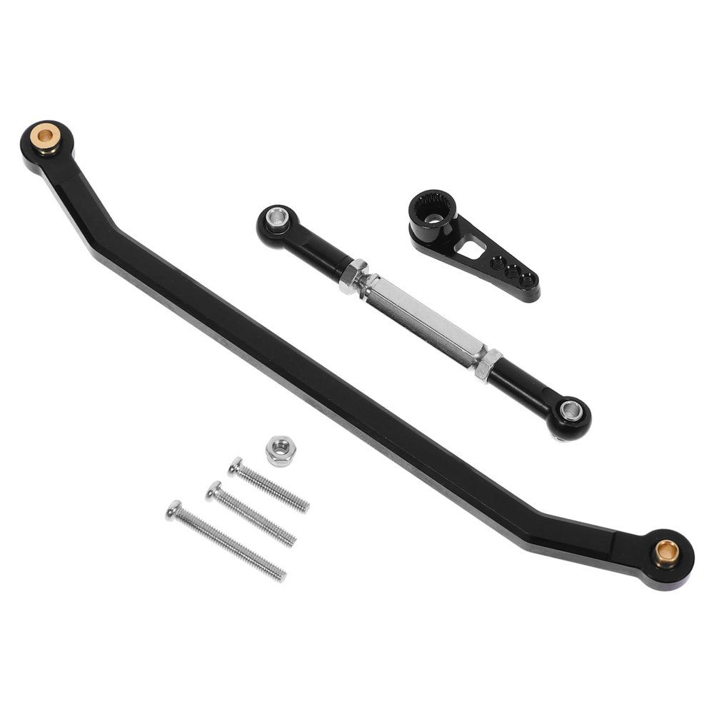 Toyvian Upgrade Rc Metal Steering Link Rod Set Rc Car Toy Accessory Repairing Part