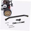 Toyvian Upgrade Rc Metal Steering Link Rod Set Rc Car Toy Accessory Repairing Part view 4