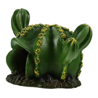 Cabilock Miniature Cactus House Figurine Cute Mini House Model for Boy Girl Creativity Realistic Decor for Desktop and Miniature Village Scene for Sandbox Landscaping