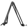 360 Degree Adjustable Arm Flexible Microscope Stand, Clamp Ring Set Industrial Camera Bracket, 42mm Lens, 40mm Diameter Lens for Workbench view 2
