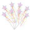 DECHOUS Fairy Wand Kit 8pcs Star Fairy Sticks Glitter Wand Stick Party Props Cosplay Birthday view 1