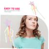 DECHOUS Fairy Wand Kit 8pcs Star Fairy Sticks Glitter Wand Stick Party Props Cosplay Birthday view 3