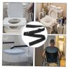 Alipis Adjustable Safety for Elderly Shower Chair Portable Commode Chair Bath Safety Belt Secure for Seniors Disabled Comfortable Lightweight Design for Safe Bathing view 3