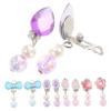 FELTECHELECTR Kids Clip Earrings 5 Sets Little Girl Teen Earring Clip Fashion Jewelry Set for Parties Performances Dress up view 1