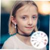 FELTECHELECTR Kids Clip Earrings 5 Sets Little Girl Teen Earring Clip Fashion Jewelry Set for Parties Performances Dress up view 4