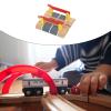 JunZheHub Wooden Train Track Set with Accessories for Kids' Railway Construction, Double bar Crossing view 3
