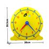 GOOHOCHY Educational Clock Learner Mold for Boy Girl Analog Teaching Tool for Home and Classroom Boy Girl to Learn Concepts view 2