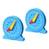 Totority 2pcs Educational Clock for Boy Girl Interactive Learning Toy Early Development Digital Clock for Preschoolers Recognition and Counting Skills view 1