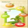 AUSOWELL Fruit Battle Spin Tops Set - Interactive Collision Toys for Kids, Family Competition Game with 6 Fruit-Shaped Spinning Tops, Boys Girls Toy Series view 2
