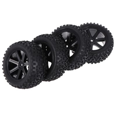 4Pcs 1/10 Off-Road Vehicle Plastic Wheels for DIY Car Toy Accessories Small Handmade Wheel Parts for Racing and Truck Enthusiasts