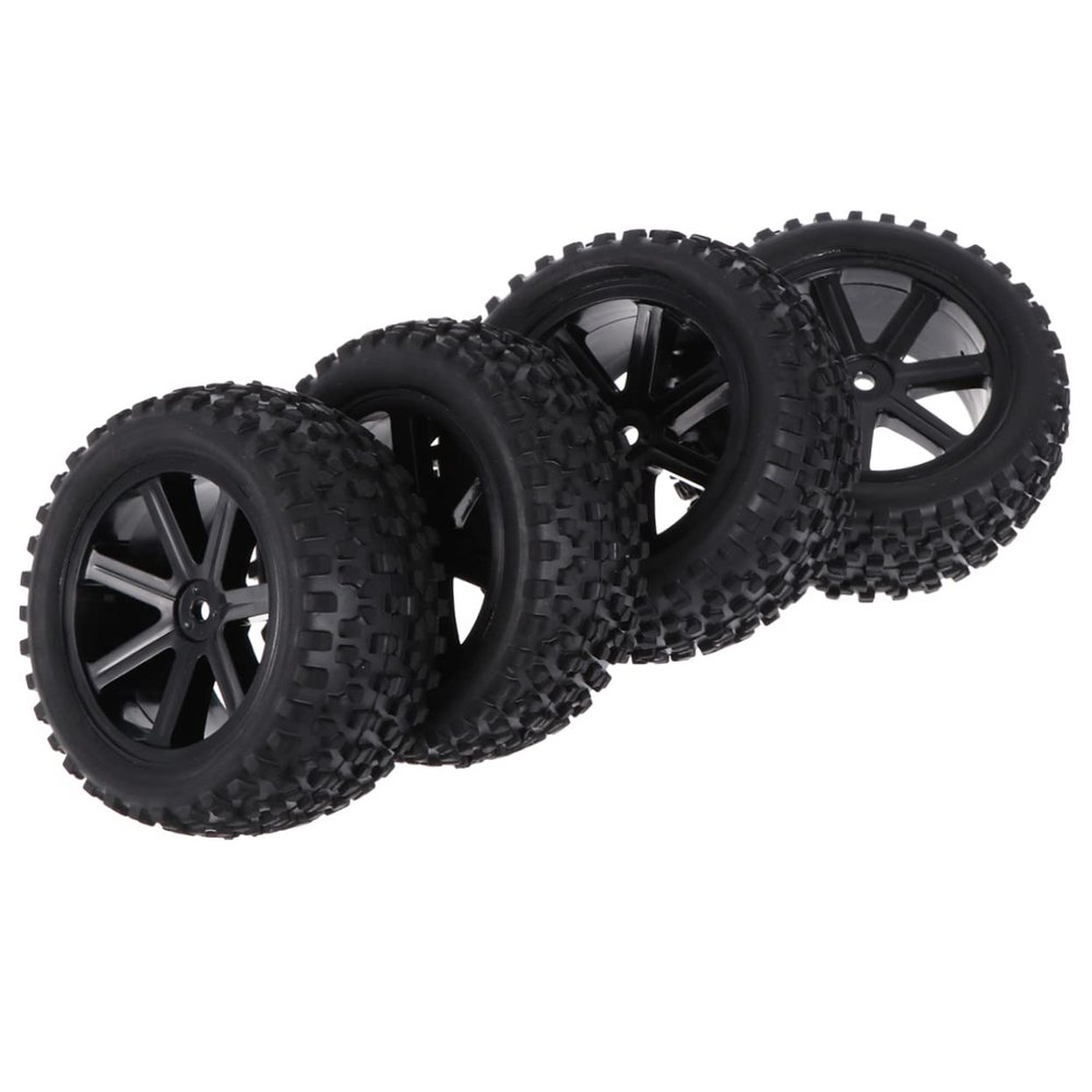 4Pcs 1/10 Off-Road Vehicle Plastic Wheels for DIY Car Toy Accessories Small Handmade Wheel Parts for Racing and Truck Enthusiasts