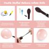 108Pcs Pearl Pink Stuffed Balloons Different Size, 18/12/10/5 inch Dusty Rose Balloons Garland Arch kit for Baby Bridal Shower Birthday Boho Wedding Party Decor view 3