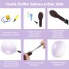 108Pcs Pearl Purple Stuffed Balloons Different Size, 18/12/10/5 inch Lilac Lavender Balloons Garland Arch kit for Birthday Baby Shower Wedding Party Decoration view 3