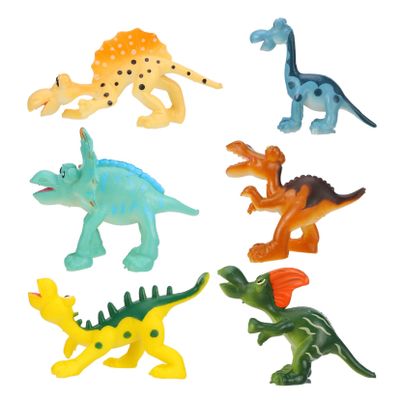 ERINGOGO Cartoon Dinosaur Model Realistic Plastic Dinosaur Figurines for Educational Learning for Birthday Parties