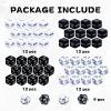 52 Pieces MTG Keywords Counter Dice and Life Counter Tokens Dice Set in Black and White with 4 D20 for MTG, TCG, Cards Gaming Accessories view 2