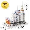 Aningde 2801Pcs Swan Castle Architecture Micro Building Bricks Model Kit for Adults  Detailed Architectural Display Model  Ages 14+ view 2