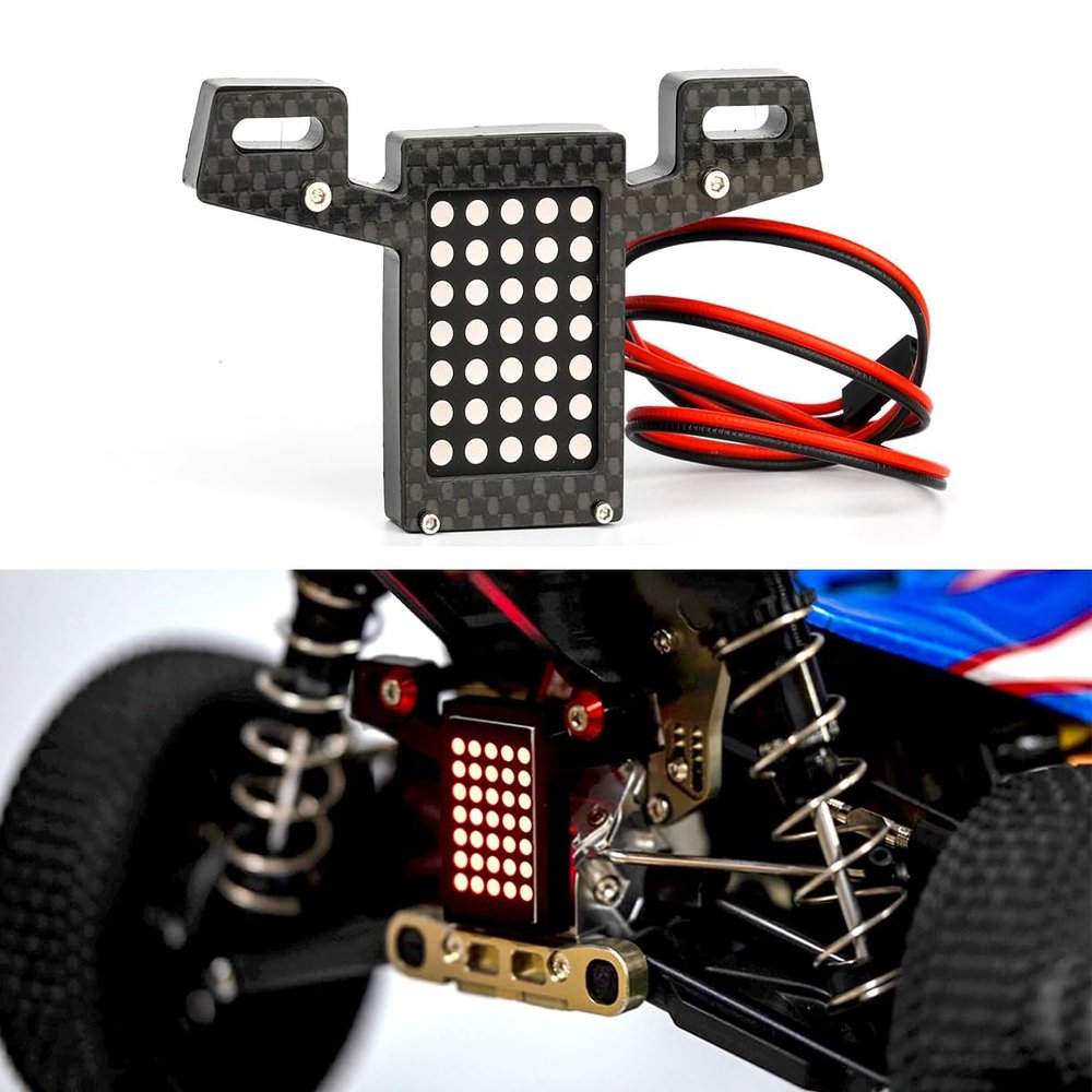 Nylon Navigation Taillight Kit for Arrma 6S 1/8 Typhon V5/Typhon TLR,Kraton /V5/V6/EXB,Notorious V5/V6,Outcast EXB,Durable Rear Light Lamp Upgrade 1/8 Scale RC Taillight LED Light Set Lamp Bar for 6S