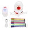 Educational Electric Cognition Drawing Robot, Smart Drawing Robot for Kids with Voice Interaction with 100 Word Cards 16 Color Pens view 1