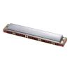 24 Holes Tremolo Harmonica, Stainless Steel Harmonica Instrument with Storage Box for Beginner view 4
