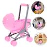 Abaodam 2pcs Movable Doll Stroller Toy Realistic Miniature Boy Girl Stroller for Role Play for Toddlers and Young Boy Girl Lightweight and Compact Design view 4