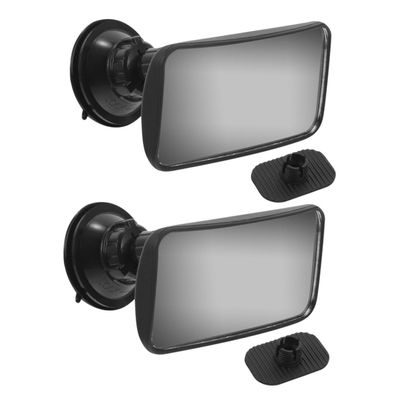TOPPERFUN 2pcs Rearview Car Mirror Suction Cup Swivel Boy Girl Viewing Mirror for Car Safety Shatterproof