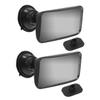 TOPPERFUN 2pcs Rearview Car Mirror Suction Cup Swivel Boy Girl Viewing Mirror for Car Safety Shatterproof view 1