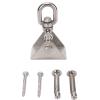 360 Swivel Swing Hanger Set, Heavy Duty 304 Stainless Steel Hammock Hanging Kit with 1200lbs Capacity for Porch Swing, Yoga Hammocks, Indoor Outdoor Use view 2