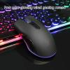 Comfortable Optical Wire Gaming with 4Color Breathing Light and Ergonomic DC5v/100ma Power Plugs and Play view 2