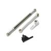 BOQEXSS for MN 1/12 for MN168 99S for MN82 for MN78 D90 D91 D96 for MN99S Metal Upgrade Accessories Steering Rod Servo Arm RC Car Replacement Parts RC Car Parts(Silver) view 1