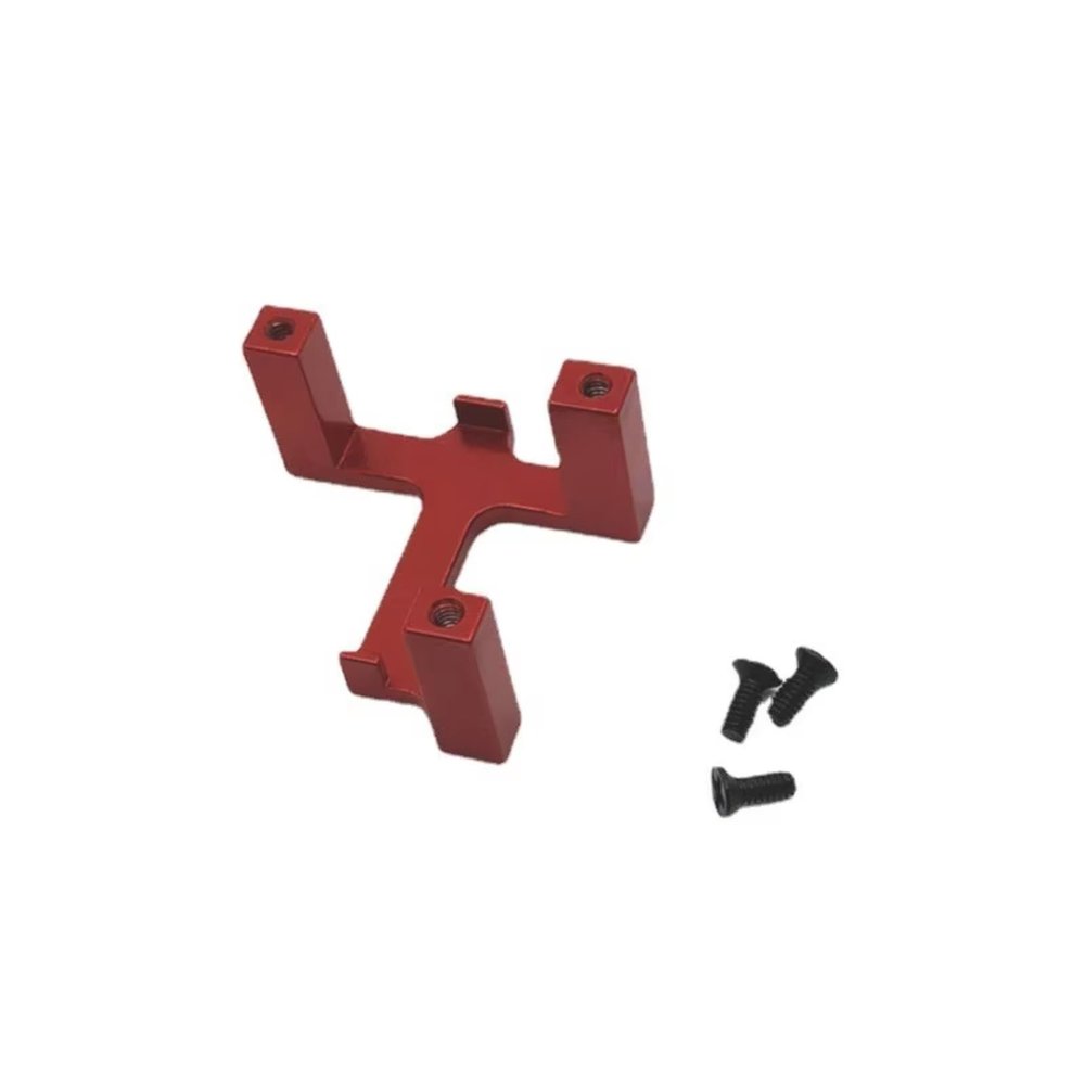 BOQEXSS for WLtoys 1/28 284131 K969 K979 K989 K999 P929 P939 Metal Upgrade Accessories Servo Mount RC Car Replacement Parts RC Car Parts(Red)