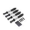 BOQEXSS for MN 1/12 D90 D91 D96 for MN98 99S for WPL C14 C24 B14 B24 Metal Upgrade Accessories 4PCS Outer for Spring Shock RC Car Replacement Parts RC Car Parts(Black) view 2