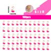 100PCS Mini Flamingo Decor for Dollhouse Resin Animal Tiny for Crafts Micro Miniature Flamingo for Fairy Garden Dollhouse Micro Landscaping Decoration view 4