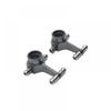 2Pcs Upgrade Steering Cup Metal Front Compatible with 1/28 RC Cars Such As 284131 K969 K979 K989 K999 P929 P939(Dark Grey) view 1