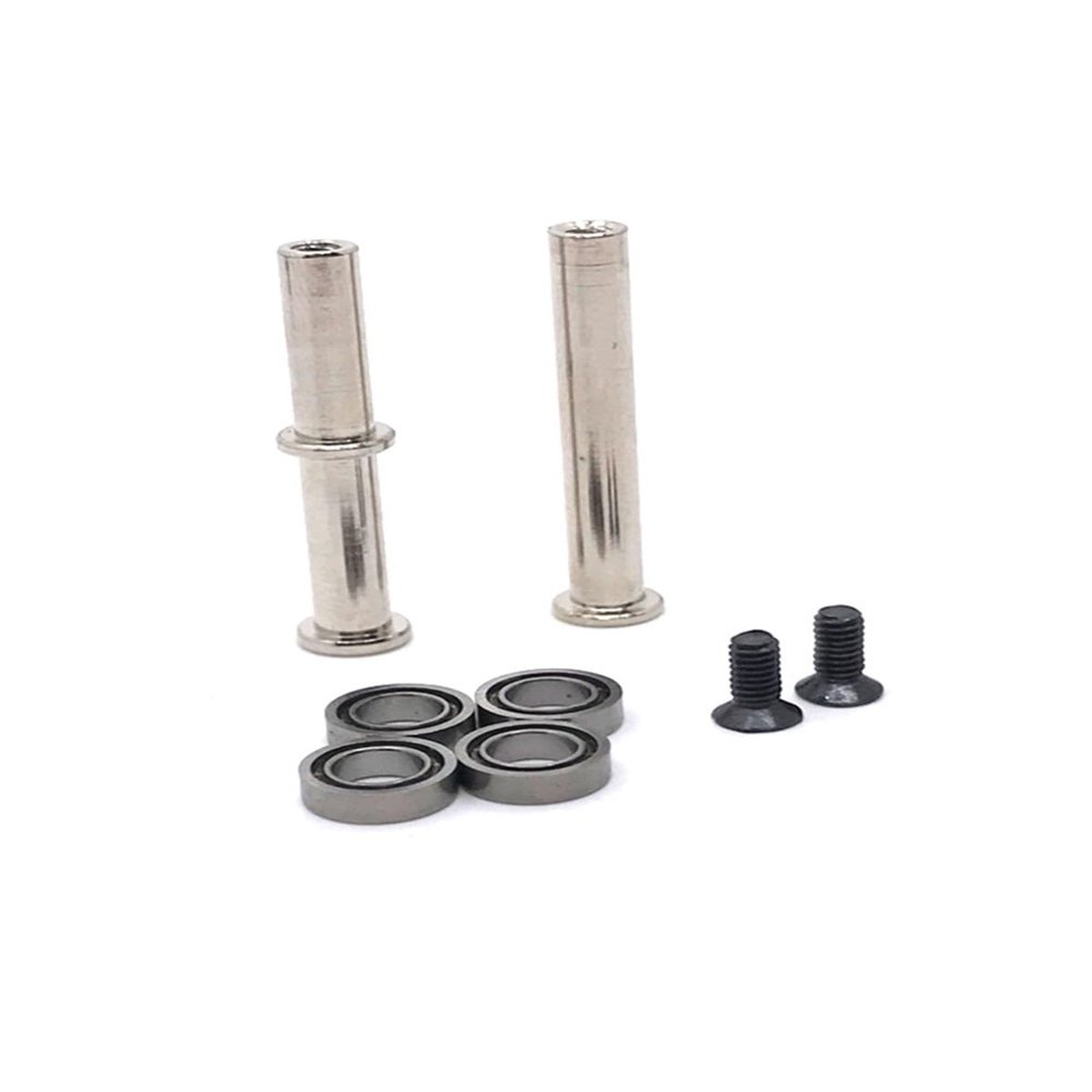 2 Pcs Steering Column with Bearing for Wltoys 144001 144010 124016 124017 124019 RC Car Upgrade Parts Accessories