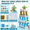 174PCS Magnetic Blocks-Build Mine Magnet World Ice Mine Toys Set, STEM Sensory Kids Games Toys for Toddler Christmas Birthday Gifts for 3+ Years Old Girls & Boys view 3