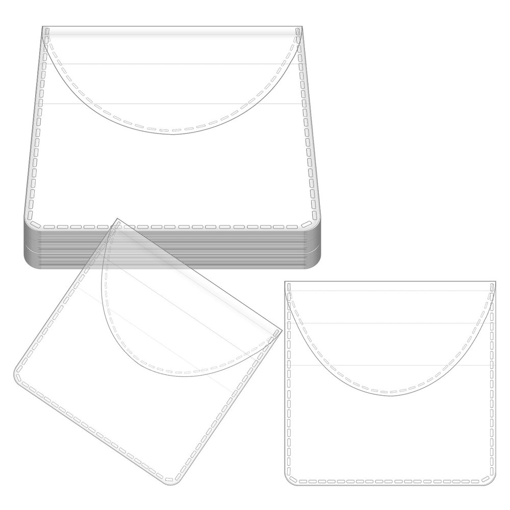 25pcs Single Pocket Coin Sleeves, 2.17 x 2.05 Inch Clear PVC Coin Protectors Storage Collection Pouches Plastic Individual Coin Holders Wrappers Capsules for Collectors, Currency Bills and Jewelry