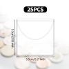 25pcs Single Pocket Coin Sleeves, 2.17 x 2.05 Inch Clear PVC Coin Protectors Storage Collection Pouches Plastic Individual Coin Holders Wrappers Capsules for Collectors, Currency Bills and Jewelry view 2