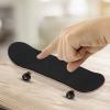 Mini Maple Wooden Fingerboards,Finger Skateboards,3.78 x 1.1 inch Finger Board with Box,Wooden Alloy Fingerboard Finger Skateboards (Black) view 3