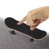 Mini Maple Wooden Fingerboards,Finger Skateboards,3.78 x 1.1 inch Finger Board with Box,Wooden Alloy Fingerboard Finger Skateboards (Black) view 4