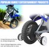 CILOYU Dirt Bike Training Wheels Replacement for Razor MX350 MX400 MX500 MX650 Electric Dirt Rocket Bike Accessories Parts Adjustable Height for Kids Electric Dirt Bike (Silver) view 3